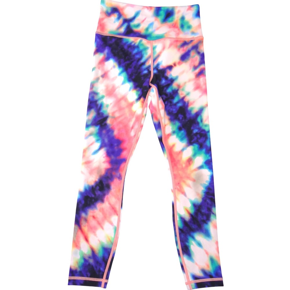 Athleta Elation Tie Dye 7/8 Tight Leggings Womens XS Multi Color High Rise‎